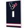 Keyscaper Houston Texans Stripe Single Toggle Light Switch Plate