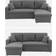 Sweeek Grey Sofa 219cm 3 Seater