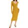 Staud Eleanor Sweater Dress - Yellow