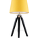 MiniSun Tripod Mustard Table Lamp 56cm