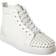 Christian Louboutin Lou Spikes Orlato Studded High-Top M - White