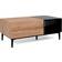 Finori Nola 55A Artisan Oak and Black Coffee Table 55x100cm