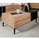 Finori Nola 55A Artisan Oak and Black Coffee Table 55x100cm