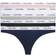 Calvin Klein Carousel Thong 5-pack - B/W/Gh/Nt/Sl