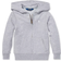 Polo Ralph Lauren Kid's French Terry Full-Zip Hoodie - Light Grey Heather