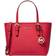 Michael Kors Jet Set Travel Extra Small Saffiano Leather Top Zip Tote Bag - Bright Red