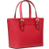 Michael Kors Jet Set Travel Extra Small Saffiano Leather Top Zip Tote Bag - Bright Red