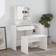 vidaXL 802963 White High Gloss Dressing Table 35x86.5cm