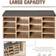 Homcom Multi Storage Natural Shoe Rack 103.5x48cm