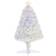 Homcom Prelit Artificial White Christmas Tree 80cm