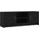 vidaXL Engineered Wood Black TV Bench 102x37.5cm