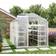 LivingAndHome Transparent Hobby Greenhouse Aluminium