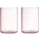 Design Letters Favourite The Mute Pink Drinking Glass 35cl 2pcs