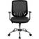 Emma + Oliver Black Mesh Tapered Back Swivel Office Chair