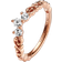 Pandora Regal Swirl Tiara Ring - Rose Gold/Transparent