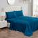 Juicy Couture Satin Bed Sheet Blue (274.3x259.1cm)