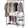 Neatfreak ‎NFC05307MIX802-001 Walnut/Gunmetal Clothes Rack 123x174.6cm