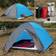 Gr8 Garden 2 Person Camping Starter Set 2 x sleeping bags 2 x Mats 1 x Tent 1 x Lantern