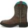 Justin Mandra 8" Square Toe Cowboys Boots W - Brown