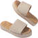 Shein Girls Single Band Slippers, Vacation Beige Outdoor Slides