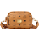 MCM Aren Crossbody In Visetos X Mini - Cognac