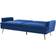 Beliani Vettre Navy Blue Sofa 210cm 3 Seater