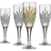 Godinger Dublin Crystal Champagne Glass 17.7cl 4pcs