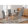 SECONIQUE Morton Clear Dining Set 73x123cm 5pcs