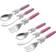 Exzact Cutlery Stainless Steel Dinner Spoons 6pcs Set