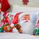 Fusion Christmas Santa & Snowy Duvet Cover Red, Multicolour (200x140cm)