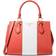 Michael Kors Medium Satchel - Spiced Coral/Optic White