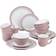 Waterside Camden Pink Dinner Set 16pcs