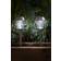 Noma Bollard Lantern Border Light White Ground Lighting 30cm 2pcs