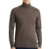 ASKET The Merino Roll Neck Base Layer Top - Brown Melange