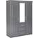 Inter Link Norwin Grey Wardrobe 140x190cm