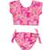 Snapper Rock Kid's Hibiscus Hype Crop SS Rash Top Set - Pink (G18003-04)