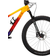 Trek Top Fuel 9.8 XT 2022 - Marigold to Red to Purple Abyss Fad Unisex