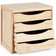 Kipit Pine Nature Chest of Drawer 38.5x37.4cm