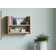 Hübsch Nomad Double Regal Natural Wall Shelf 62cm