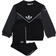 Adidas Kid's Adicolor Crew Set - Black /Carbon