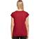 Build Your Brand Extended Shoulder T-shirt - Burgundy