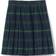 Lands' End Girl's School Uniform Plaid Pleated Skirt - Hunter/Classic Navy Checked