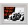 Happy Larry I Fought in The War and I White Framed Art 118.9x84.1cm