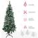 Homcom Snow Artificial Green Christmas Tree 150cm