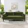 Jennifer Taylor Nicholi Olive Green Sofa 213.4cm 3 Seater