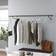 House of Home Garment Rail Black Coat Hook