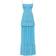 Milla Sky-blue spaghetti strap pleated maxi dress, Garden of Eden