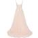 Milla Peach Multi-Layered Tulle Gown