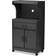 Baxton Studio Tannis Dark Grey Storage Cabinet 61x114.8cm