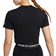 Nike Women's Short-Sleeve Cropped Graphic Training Top - Black/White